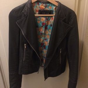Vegan Leather Moto Jacket